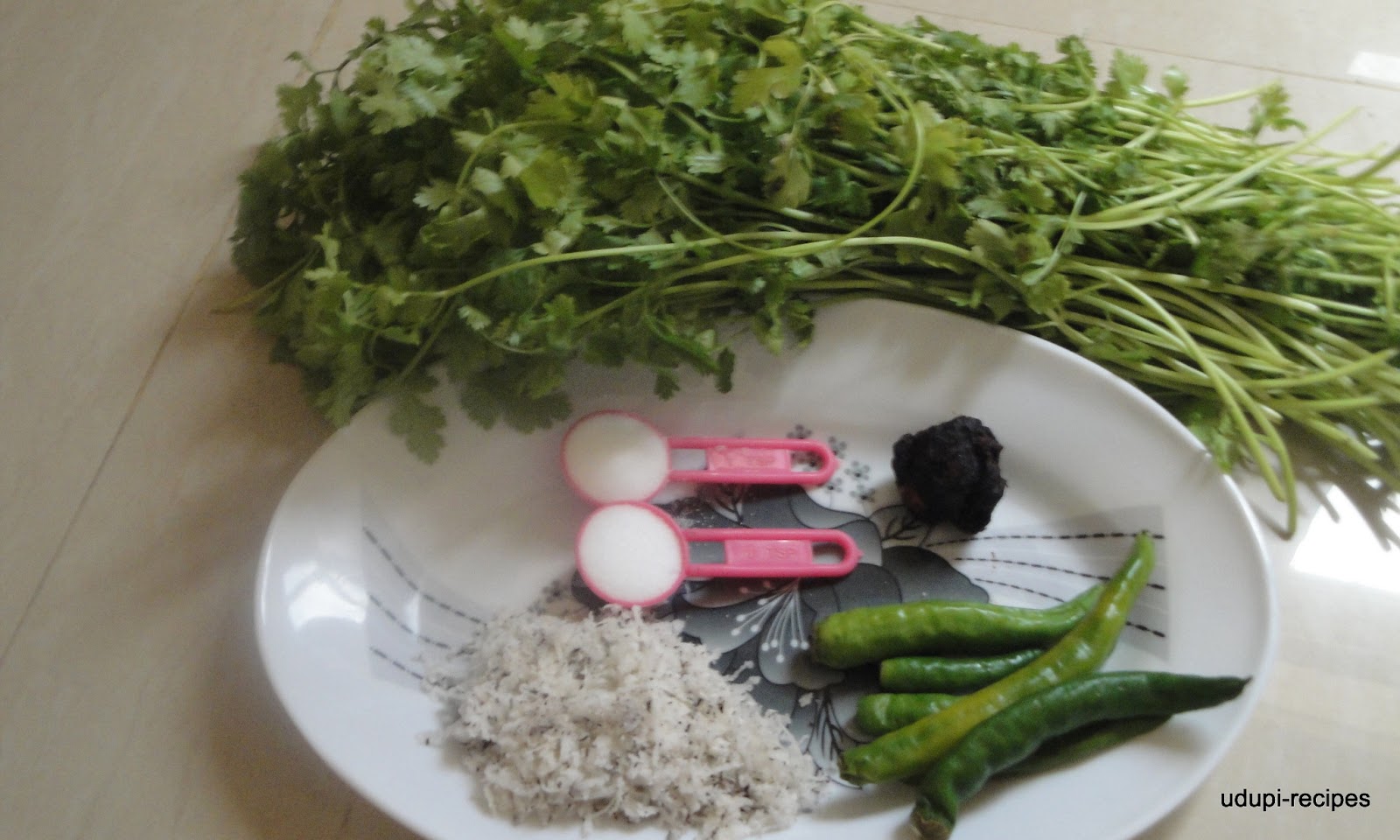 Coriander leaves chutney/Cilantro chutney recipe GH49