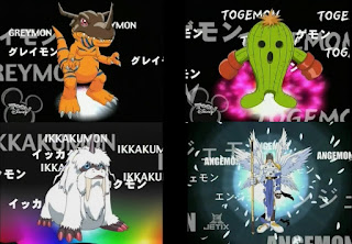 Digimon Adventure Digital Monsters Champion Greymon Togemon Ikkaumon Angemon