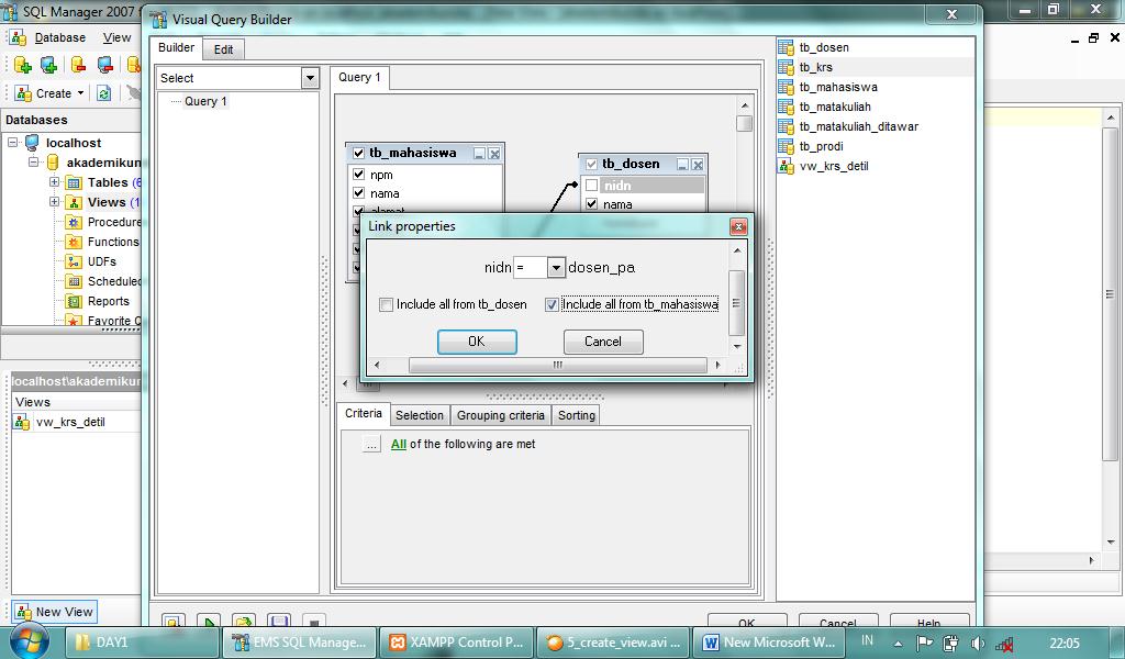 Sql create select. View sql. sql manager for mysql. create view.