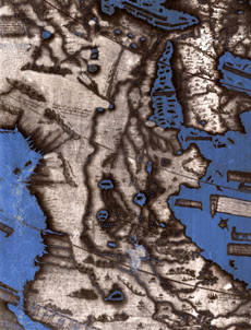 Secrets of 1491 map revealed via multispectral imaging