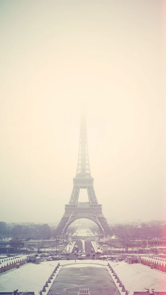 Eiffel Tower Paris Fog  Galaxy Note HD Wallpaper
