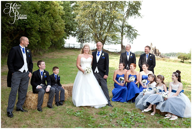 group photo wedding, whitley chapel, st helens church wedding, whitley chapel wedding, curly farmer, katie byram photographer, one digital image, northumberland wedding photographer, wedding wellies, wedding jewellery