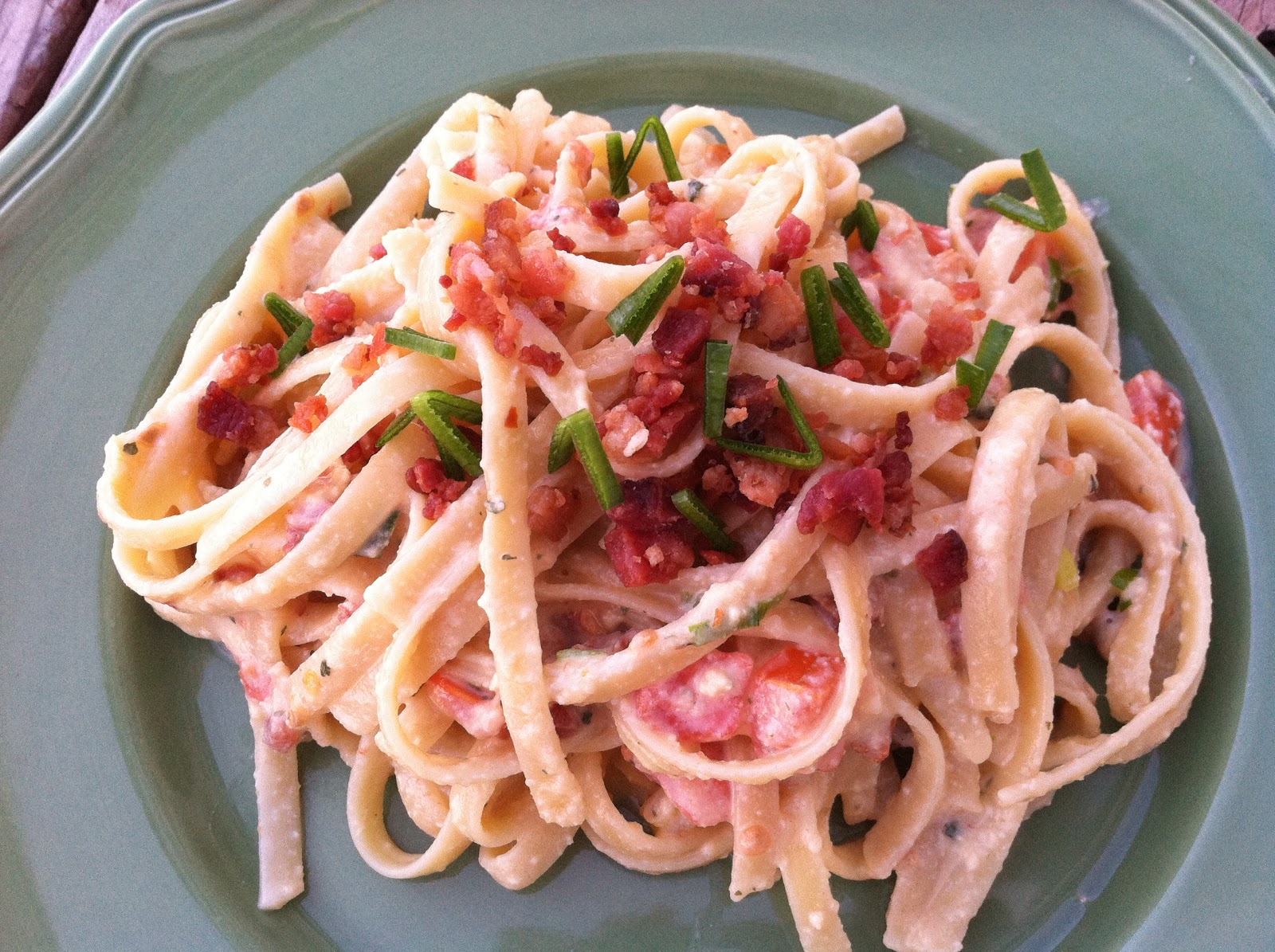 menu managed: Creamy Bacon Carbonara