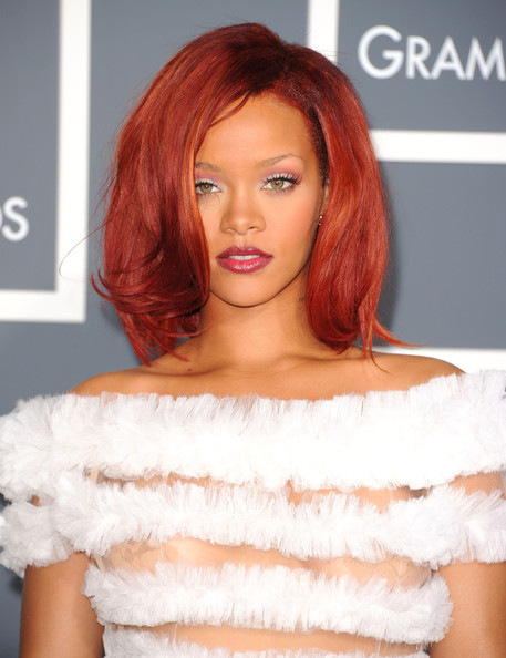 rihanna hot pink dress. Rihanna at the Grammys,