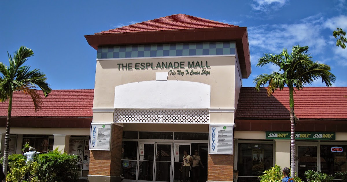 Impresii de calatorie Caraibe, insula Grenada Esplanade Mall in