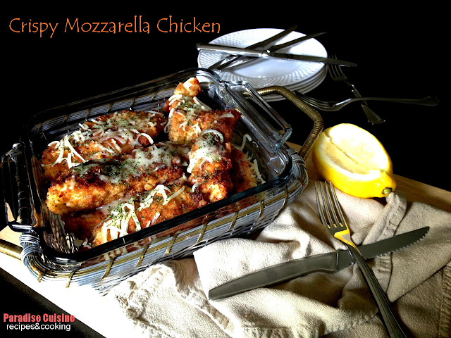 Crispy Mozzarella Chicken