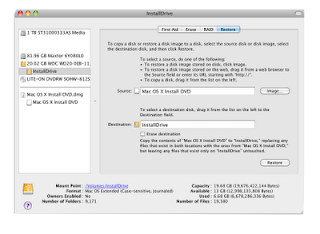 test usb hard drives for boot ability using os x installer dmg