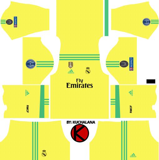 Real Madrid Kits 2017/2018 - Dream League Soccer - Kuchalana