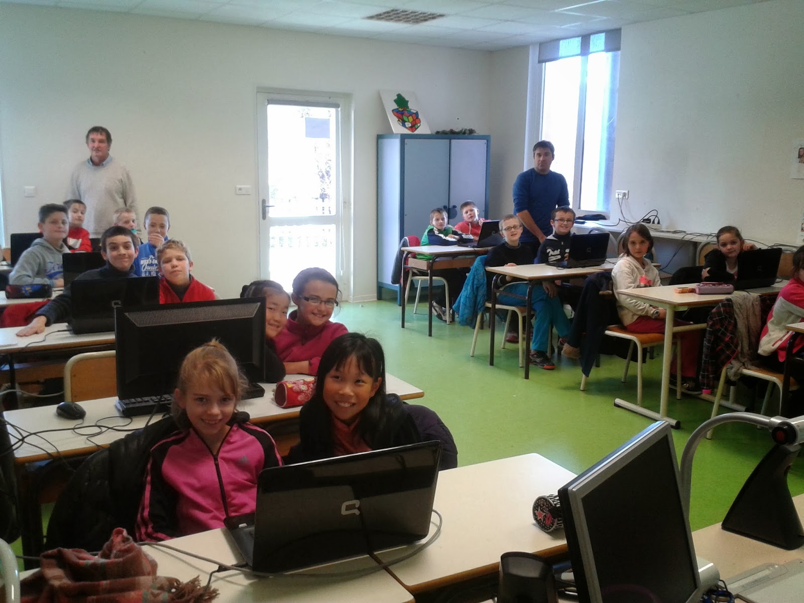 École Sainte Famille LES CM2 en informatique au collège Notre Dame.