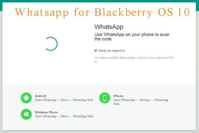 Whatsapp for blackberry os 10