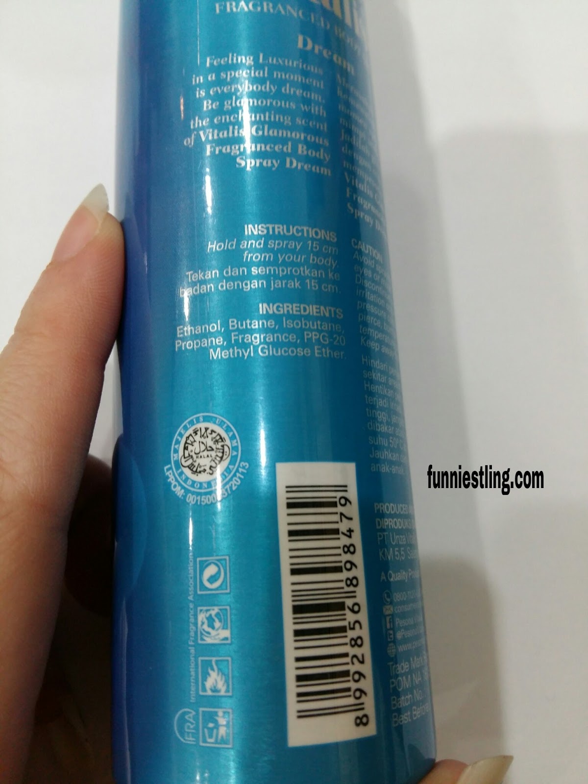 FUNNIEST LING: Be A Glamorous Queen with Vitalis Fragranced Body Spray