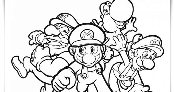 Ausmalbilder Zum Ausdrucken Ausmalbilder Mario