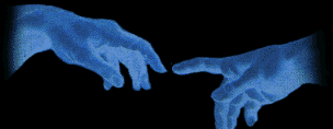 Se você conhece o autor desta gif, por favor nos informe para que possamos atribuir-lhe os devidos créditos. Obrigado. Criação de Adão de Michelangelo, releitura.
