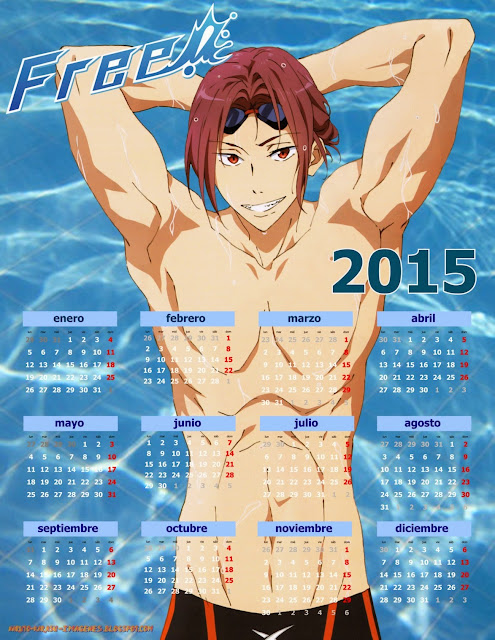 calendario anime free 2015