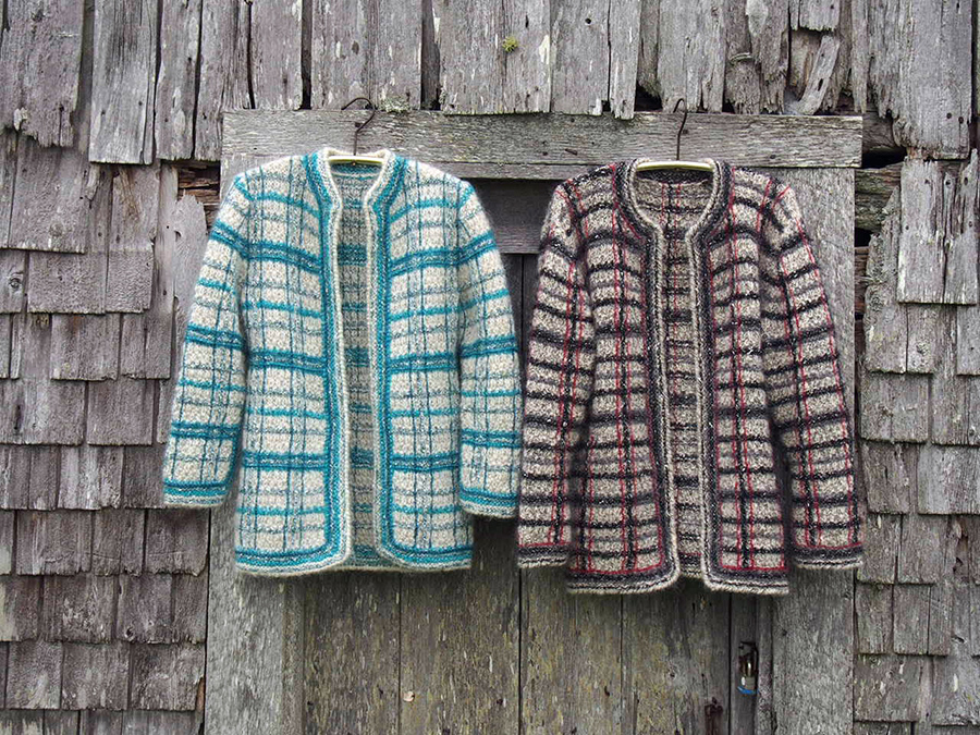 Classic Chanel style Anny Blatt pattern: Harvey Jacket blogged by Dayana Knits for the Anny Blatt Knitter's Retreat, Oct 26-29, Maine