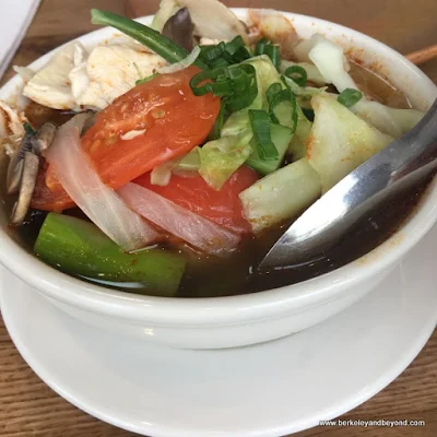 Tom Yum soup at Daughter Thai Kitchen in Oakland, California