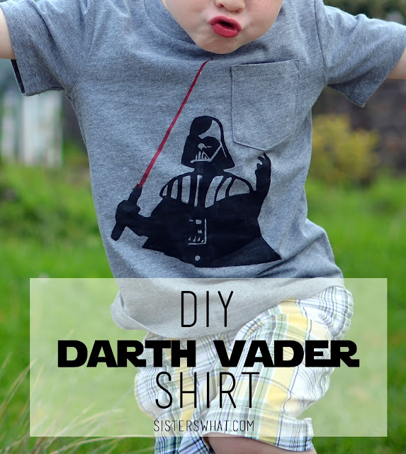 how to make a darth vader shirt
