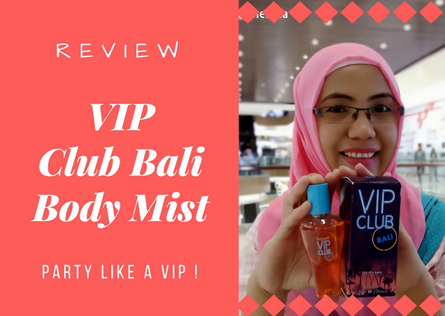 parfum oriflame VIP Club Bali Body Mist