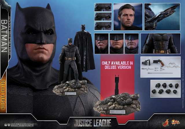 Hot Toys Justice League Batman Deluxe Figure
