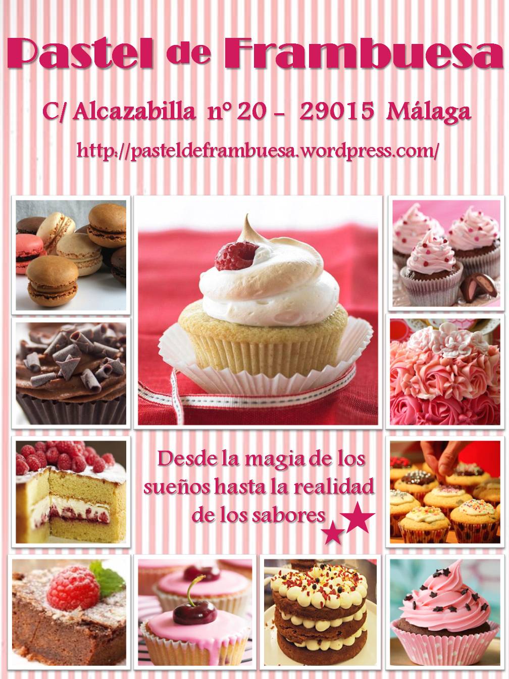 Animación y Marketing en el Punto de Venta Cartel publicitario Pastel