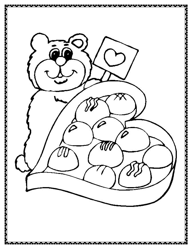 valentine character coloring pages - photo #36