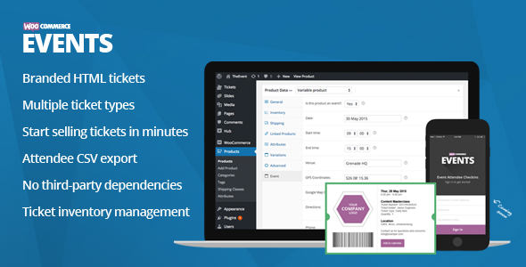 WooCommerce Events v1.1.10 Nulled Free