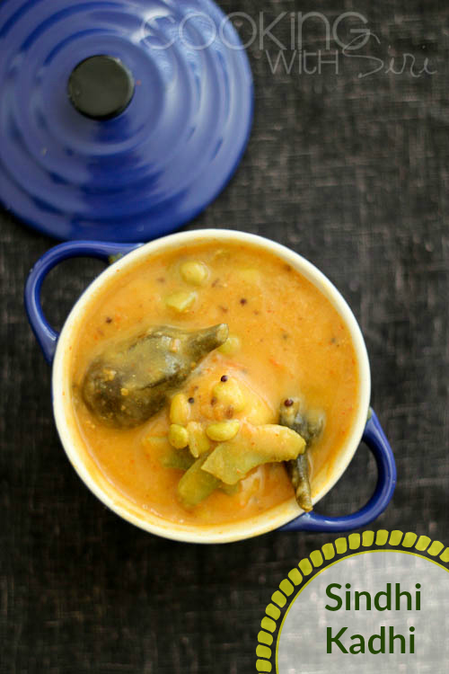 Sindhi Kadhi | Vegetables in Chickpea Flour Gravy Recipe