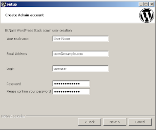 How To Setup Word Press Admin User Name And Password