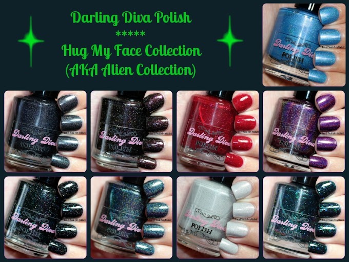 Darling Diva Polish // Hug My Face Collection (AKA Alien Collection)