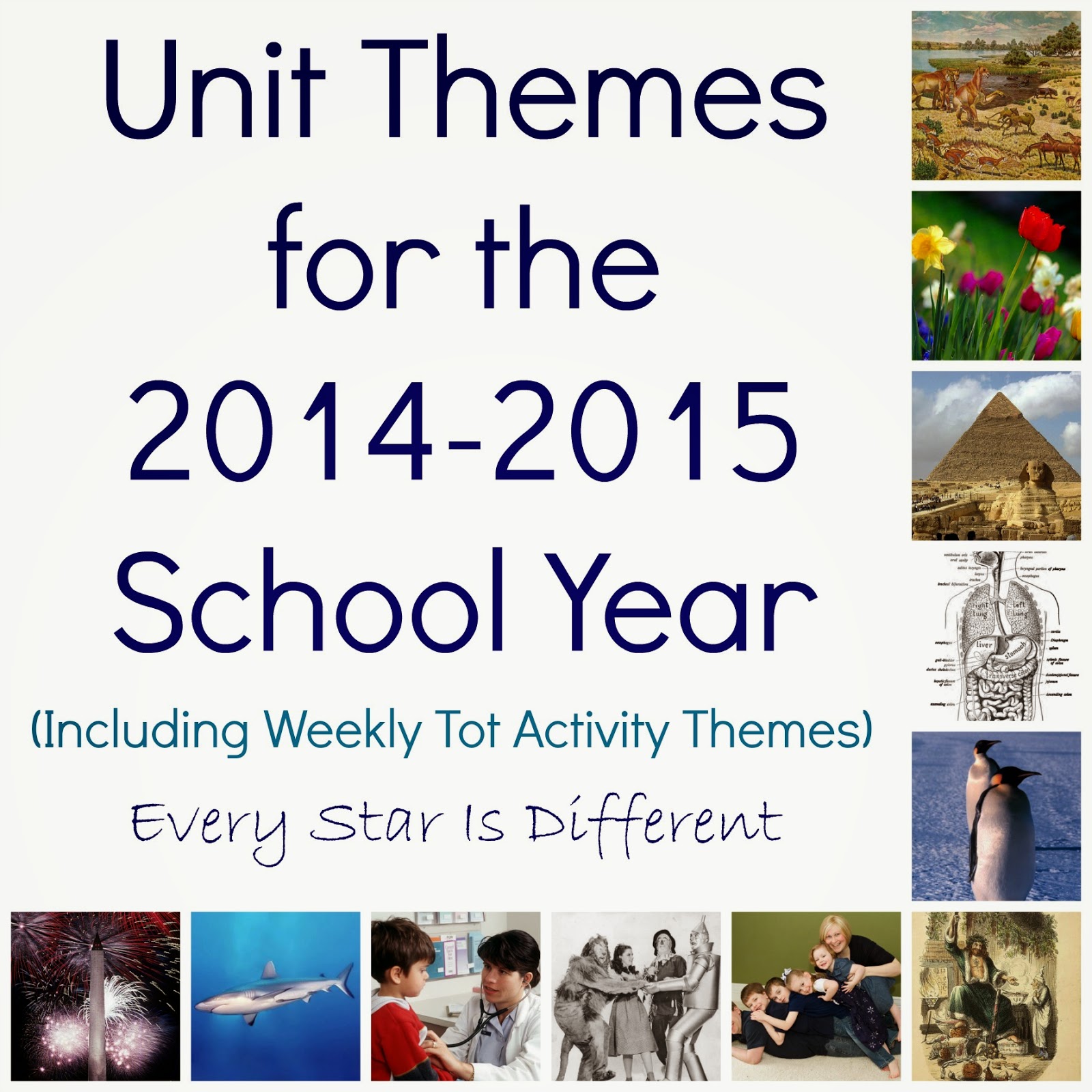 Unit Themes for the 20152016 School Year (Learn & Play Link Up
