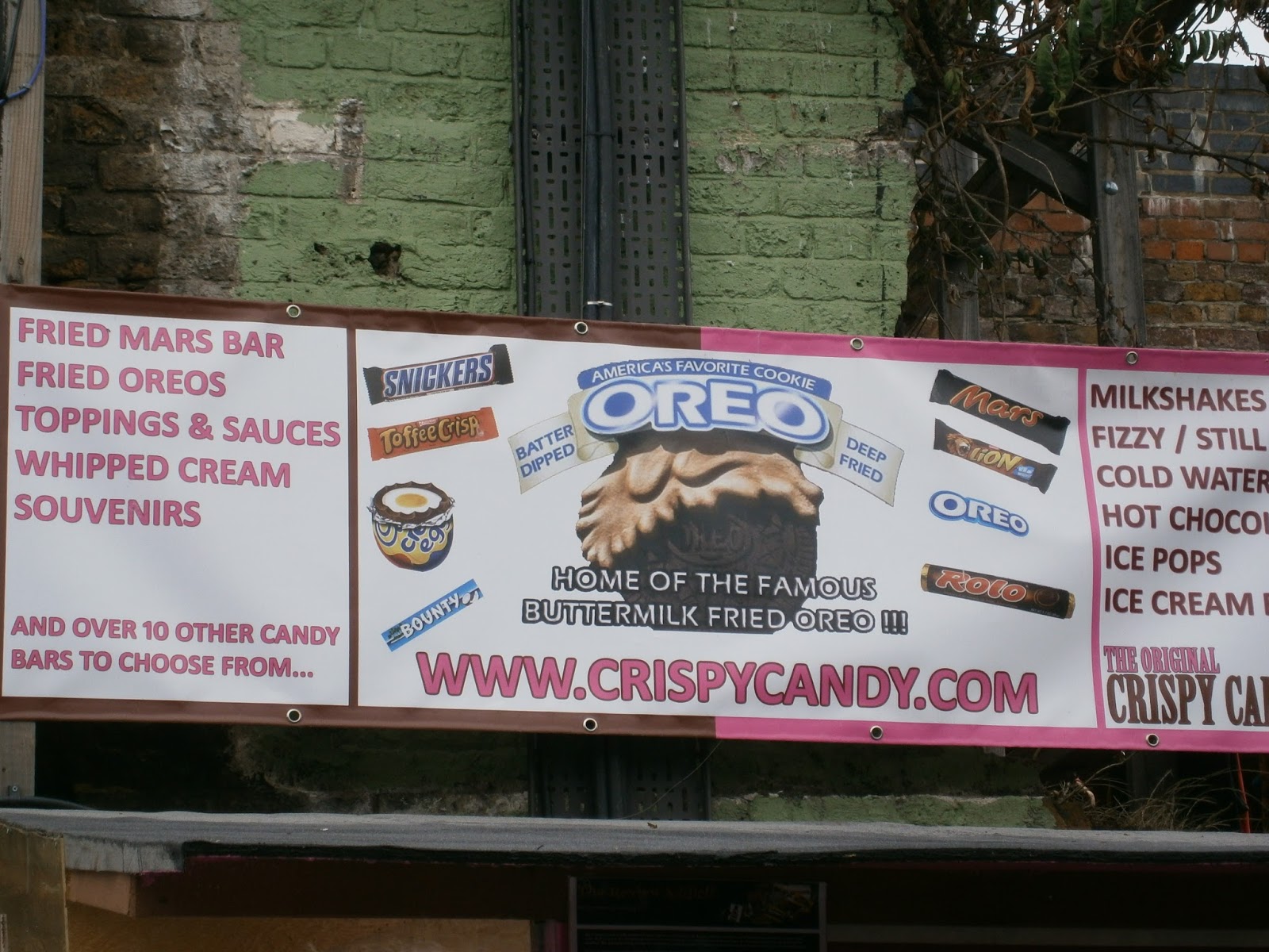 ChocolateSushi CAMDEN Deep Fried Candy Bars!