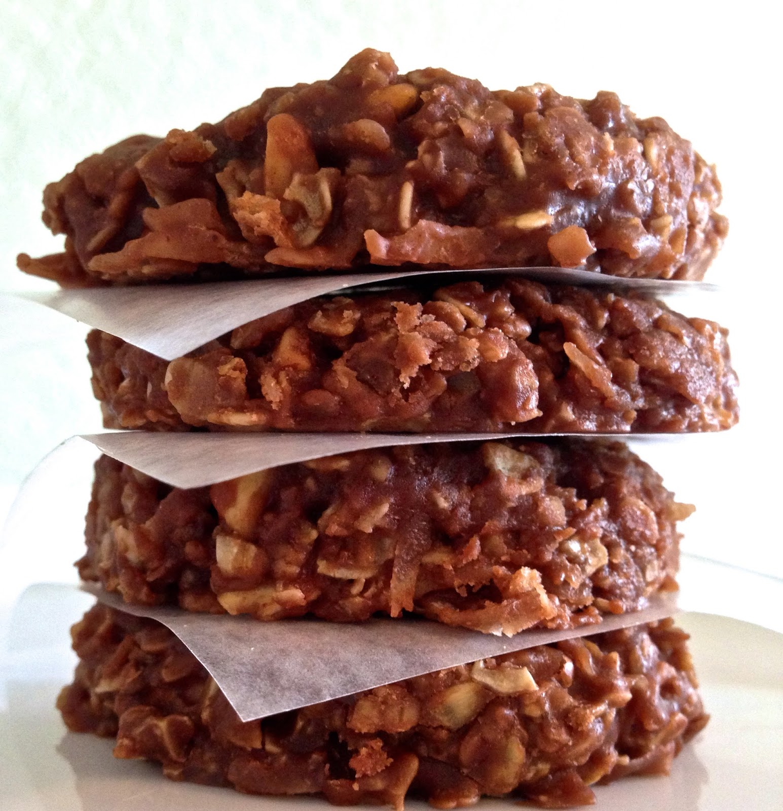 Mary's Busy Kitchen: GF Chocolate Oatmeal Coconut No Bake Cookies