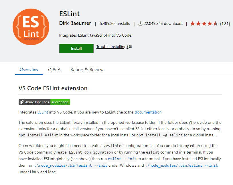 Eslint lint. Eslint lint