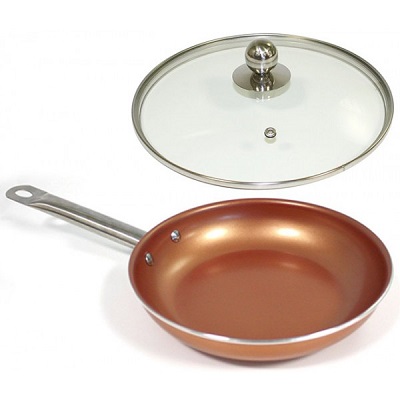 Satenes Cooper Pan para cocinar en horno, placa y fuego