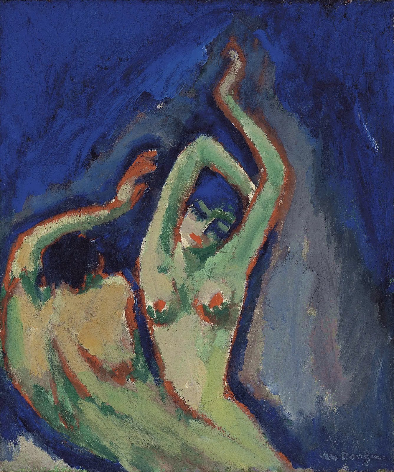 Enjoy some Damn Fine Art : Kees van Dongen. Two Angels ('Deux anges'), ca. 1910 (private collection).