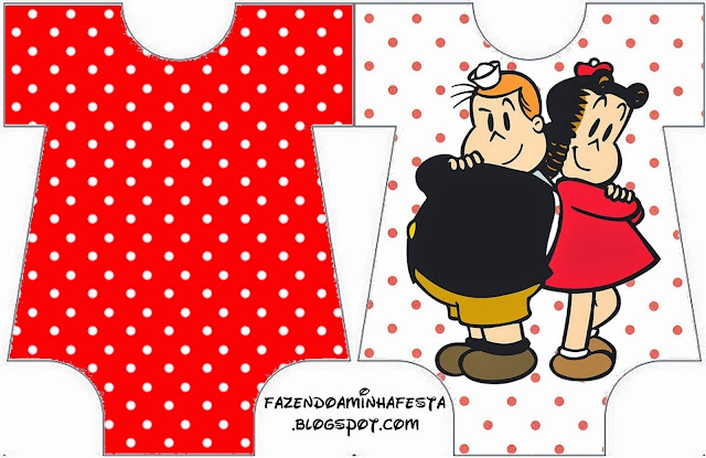 La Pequeña Lulú: Invitaciones para Cumpleaños para Imprimir Gratis. Tarjeta con forma de Baby Bodysuit de La Pequeña Lulú.