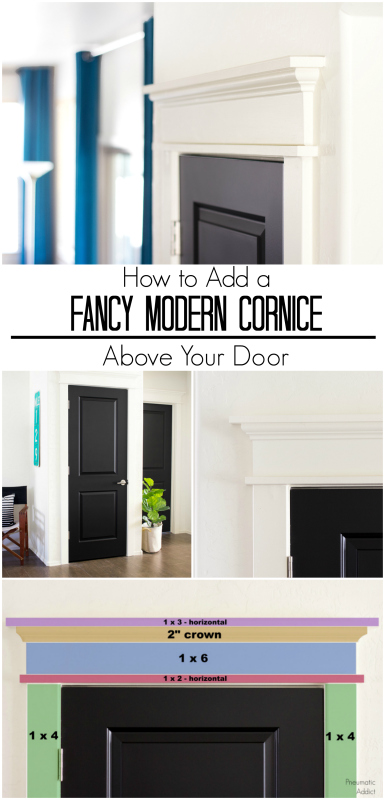 How To Add A Fancy Modern Cornice Above Your Door Pneumatic Addict