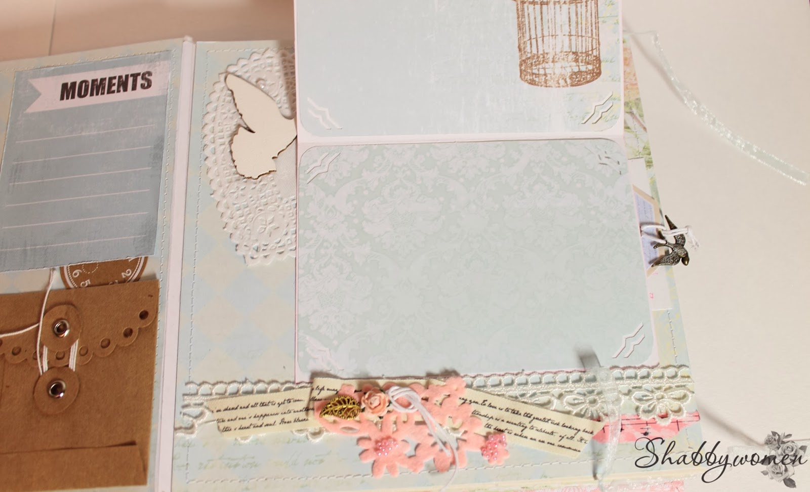 Нежный альбом для малышки (скрап альбом)