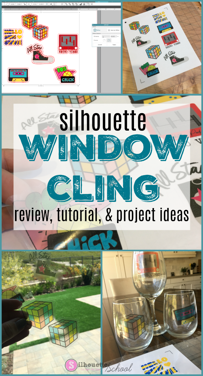 Silhouette Window Cling: Review, Tutorial, and Project Ideas - Silhouette  School