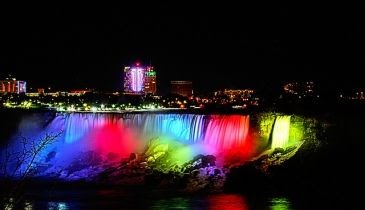 Niagara Falls at Night (Illumination Festival)