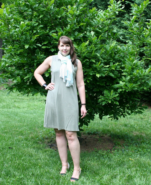 This comfy, cotton dress from Aventura can be dressed up or down for any graduation or other year-end school event.