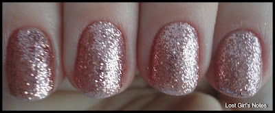 nubar pink glitter swatches and review