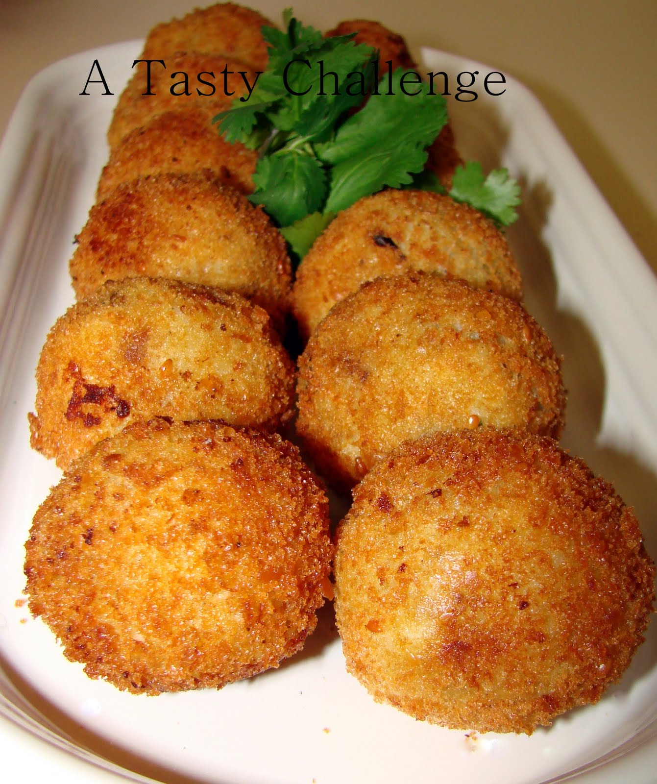 A Tasty Challenge..... Chicken Stuffed Potato Balls