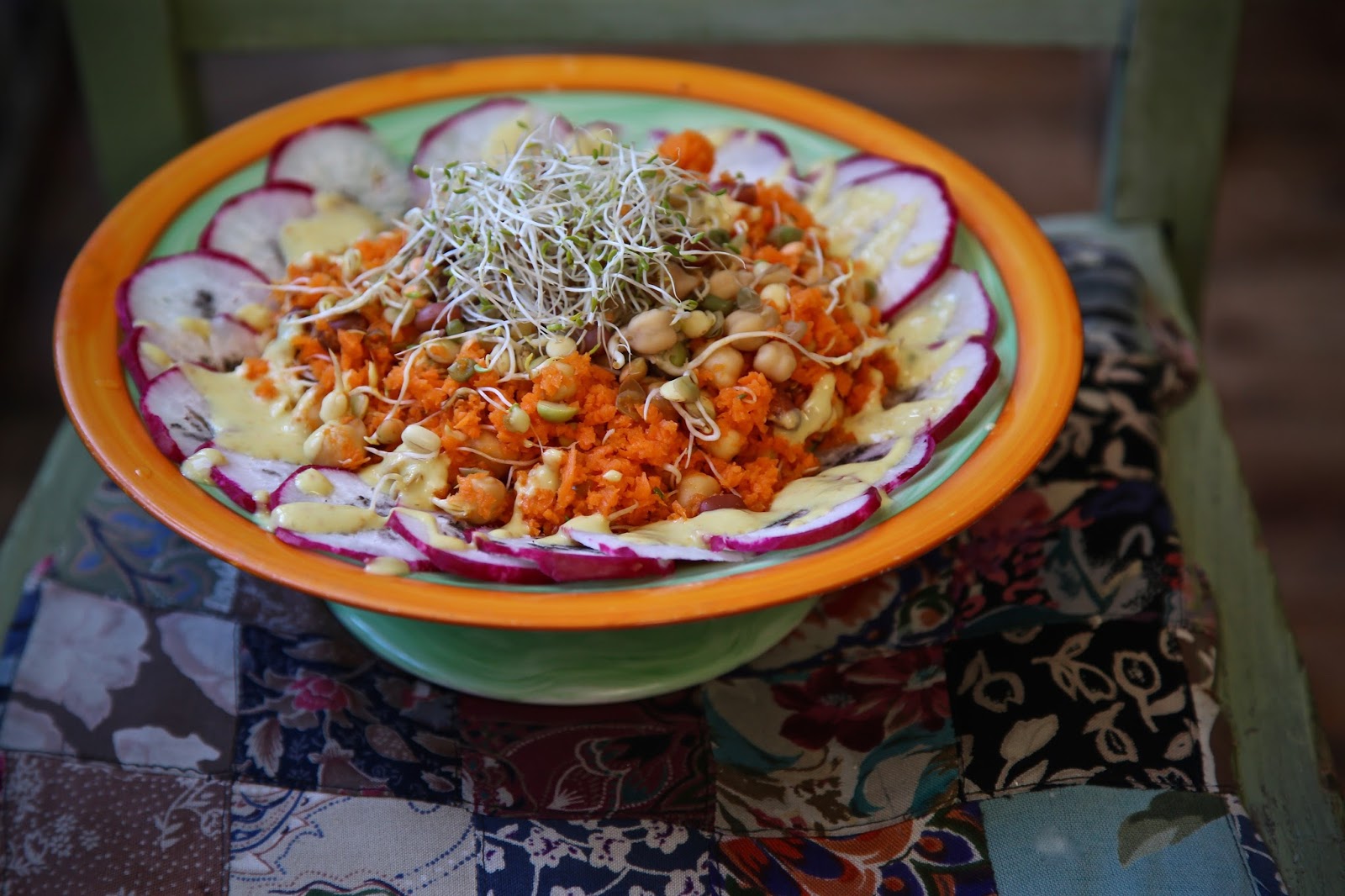 Secret Garden Club Micro greens sprouting from legumes and January eating