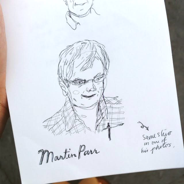 Kitty N. Wong / Martin Parr Ballpoint Pen Sketch