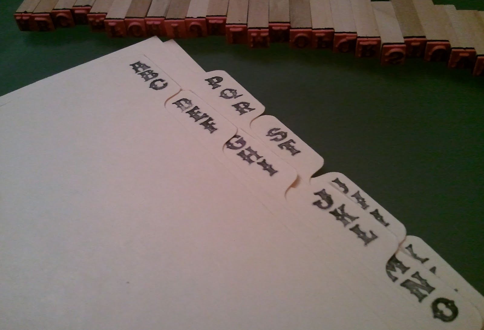 Custom Address Book with pockets