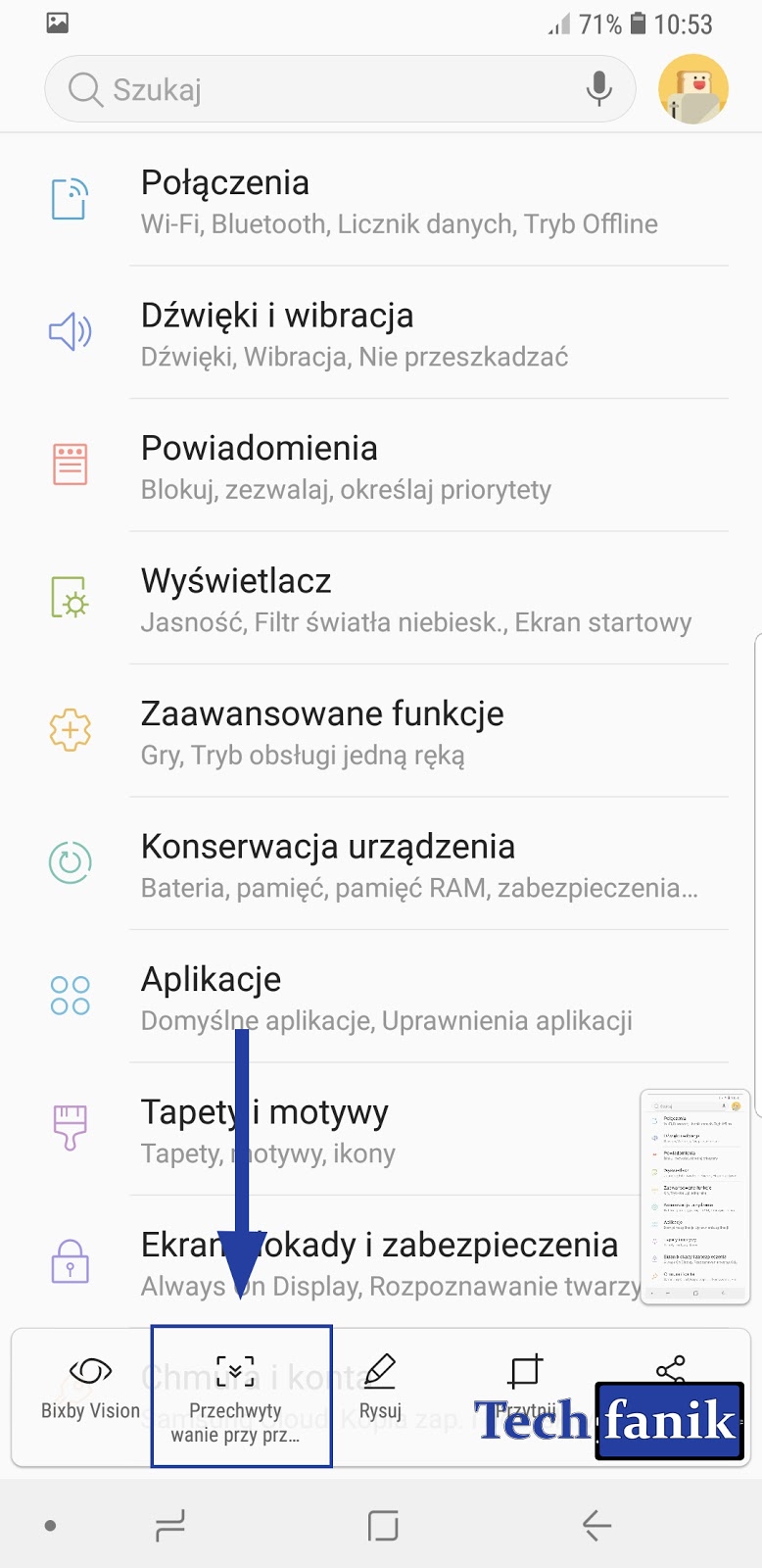 Jak zrobić zrzut ekranu w telefonie Samsunga? | Techfanik