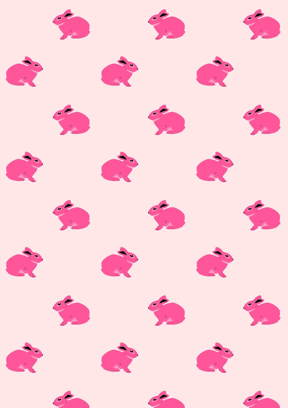 Free digital bunny scrapbooking paper ausdruckbares Geschenkpapier