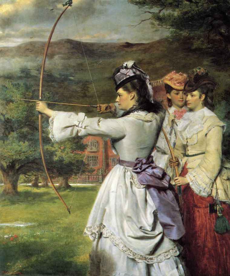 British Paintings William Powell Frith English Archers