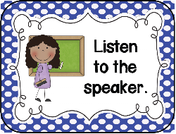 rules classroom clipart kindergarten management class posters cliparts students procedures listen rule speaker number play library owls clip monday say